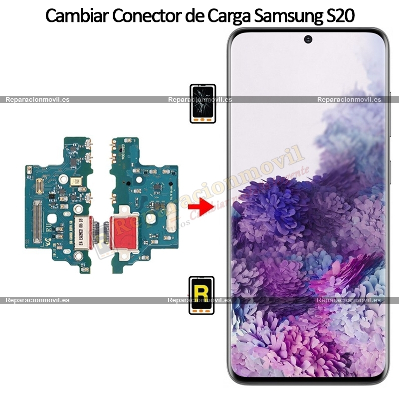 Cambiar Conector De Carga Samsung galaxy S20
