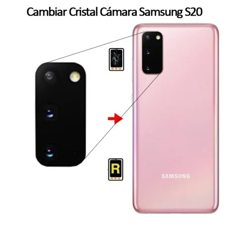 Cambiar Cristal Cámara Trasera Samsung S20