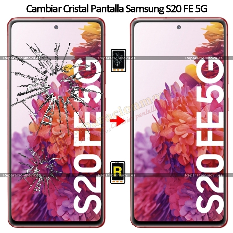 Cambiar Cristal de Pantalla Samsung Galaxy S20 FE 5G
