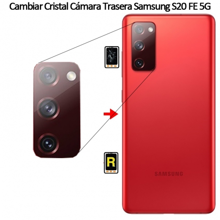 Cambiar Cristal Cámara Trasera Samsung S20 FE 5G