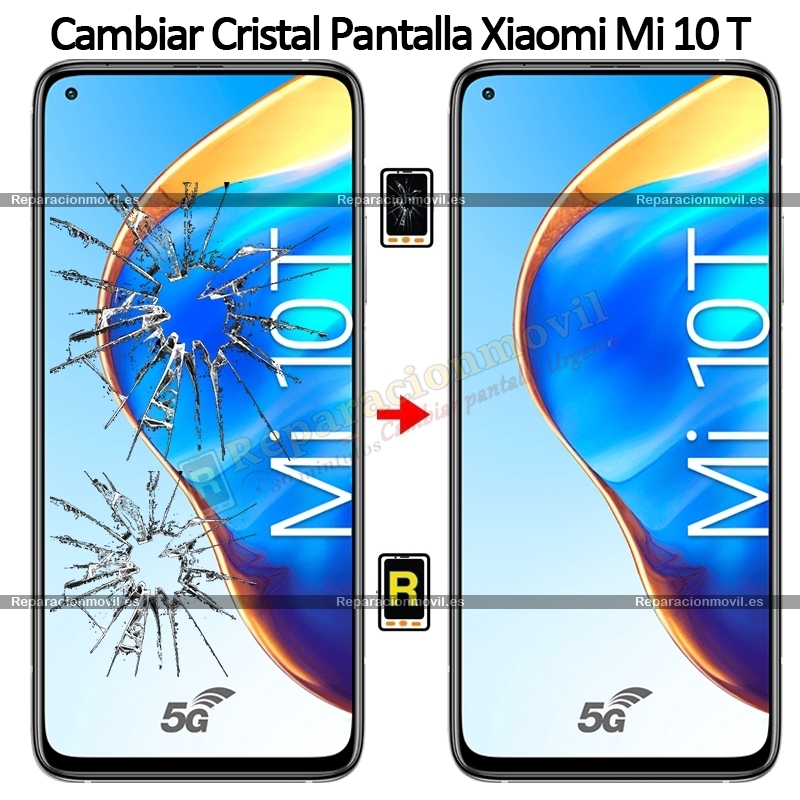 Cambiar Cristal de Pantalla Xiaomi Mi 10T