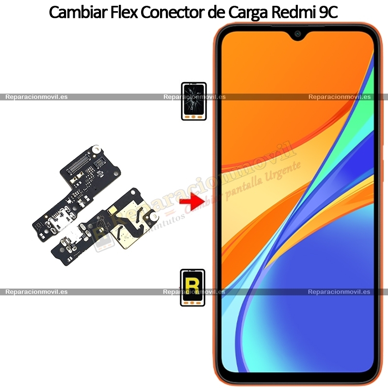 Cambiar Conector De Carga Redmi 9C