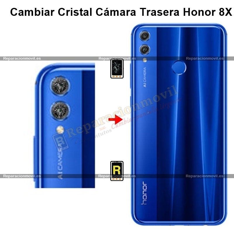 Cambiar Cristal Cámara Trasera Honor 8X
