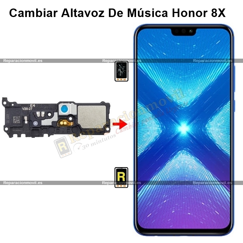 Cambiar Altavoz De Música Honor 8X