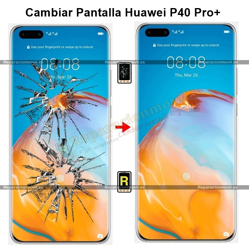 Cambiar Cristal Huawei P40 Pro plus