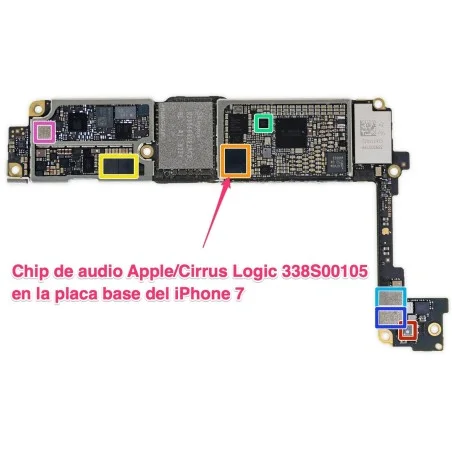 reparacion placa iphone 7