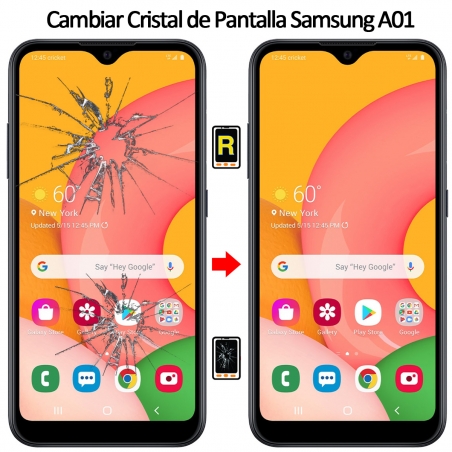 Cambiar Cristal Samsung Galaxy A01