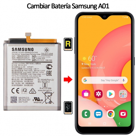 Cambiar Batería Samsung Galaxy A01