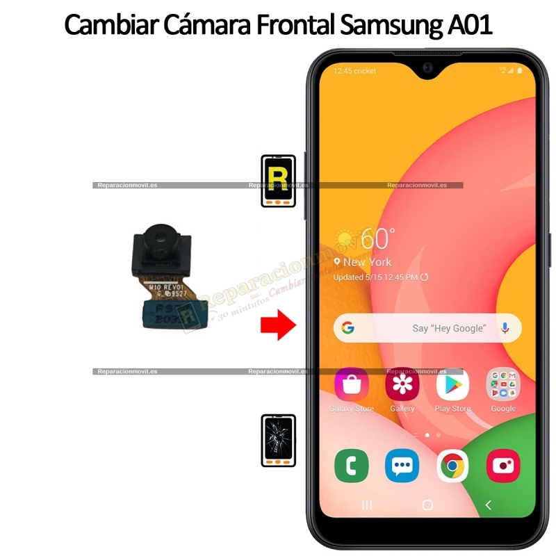 Cambiar Cámara Frontal Samsung Galaxy A01