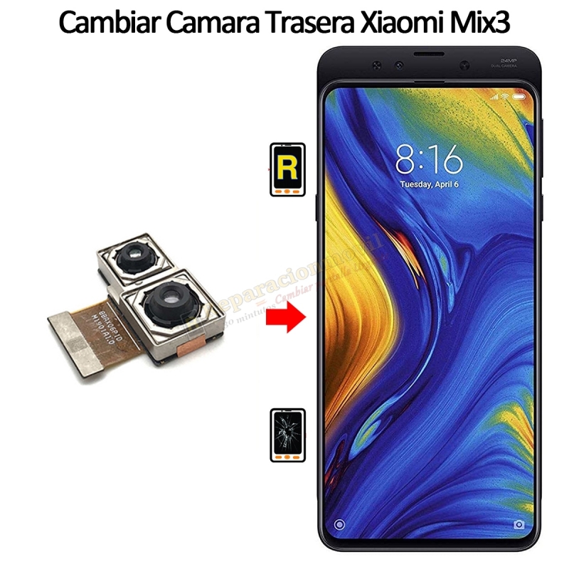 Cambiar Cámara Trasera Xiaomi Mi Mix 3
