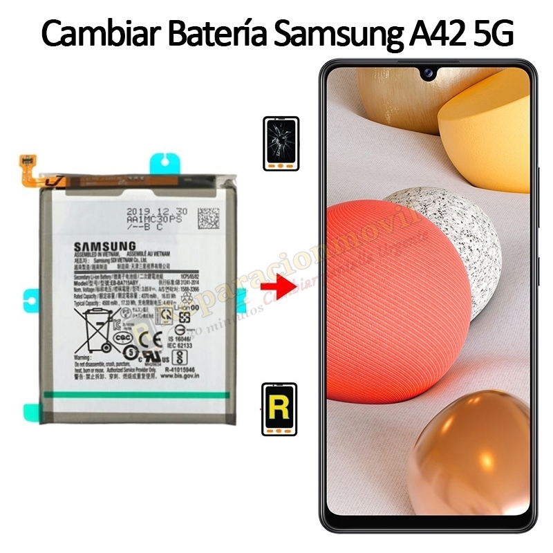 Cambiar Batería Samsung Galaxy A42 5G Original