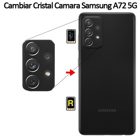Cambiar Cristal Cámara Trasera Samsung Galaxy A72