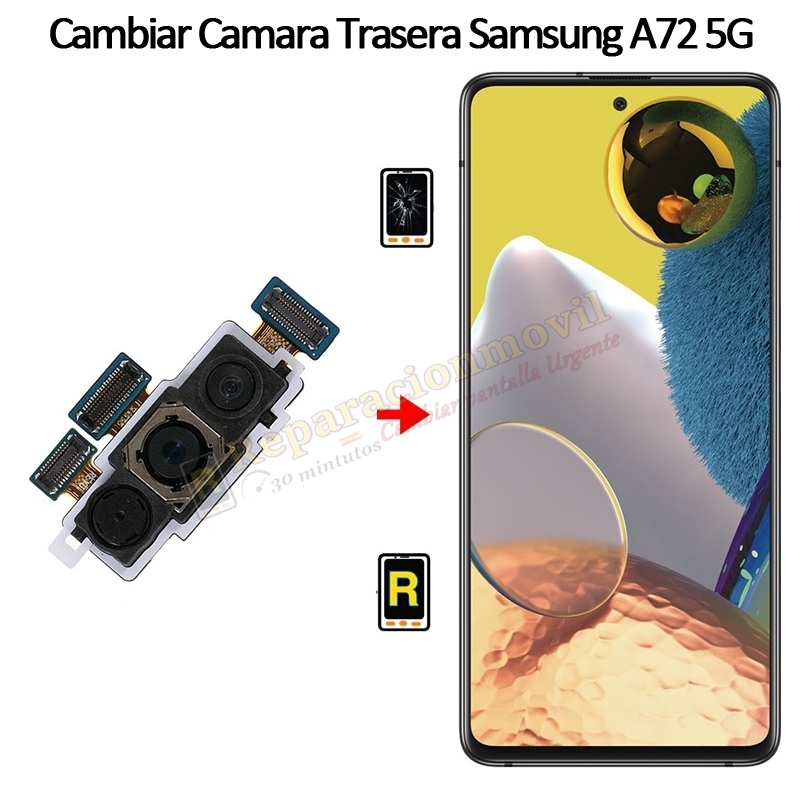 Cambiar Cámara Trasera Samsung Galaxy A72