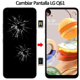Cambiar Cristal De Pantalla LG Q61