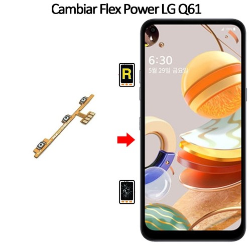 Cambiar Botón De Encendido LG Q61