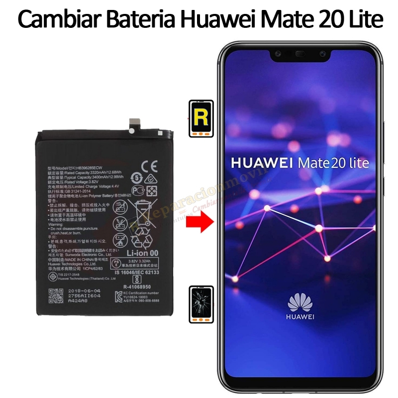 Cambiar Batería Huawei Mate 20 Lite