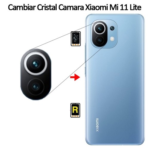 Cambiar Cristal Cámara Trasera Xiaomi Mi 11 Lite 4G