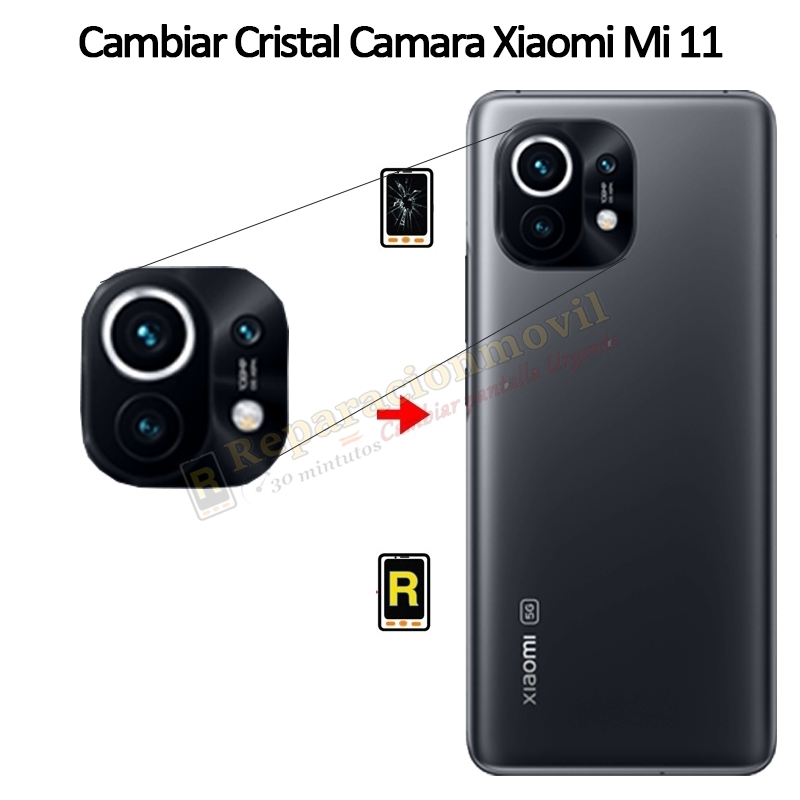 Cambiar Cristal Cámara Trasera Xiaomi Mi 11 5G