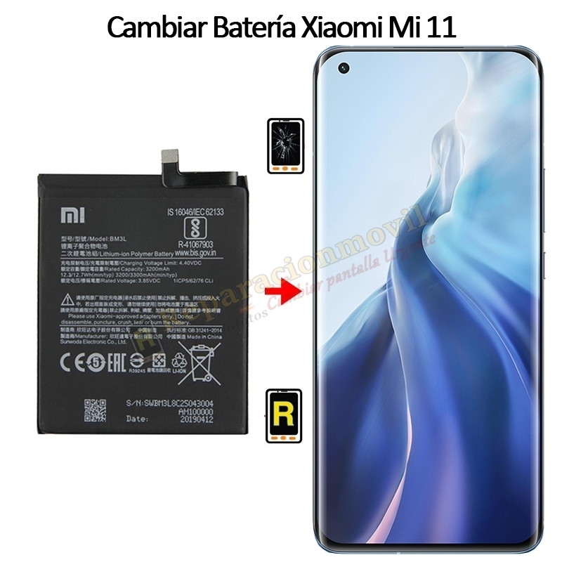Cambiar Batería Xiaomi Mi 11 5G