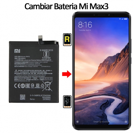 Cambiar Batería Xiaomi Mi Max 3