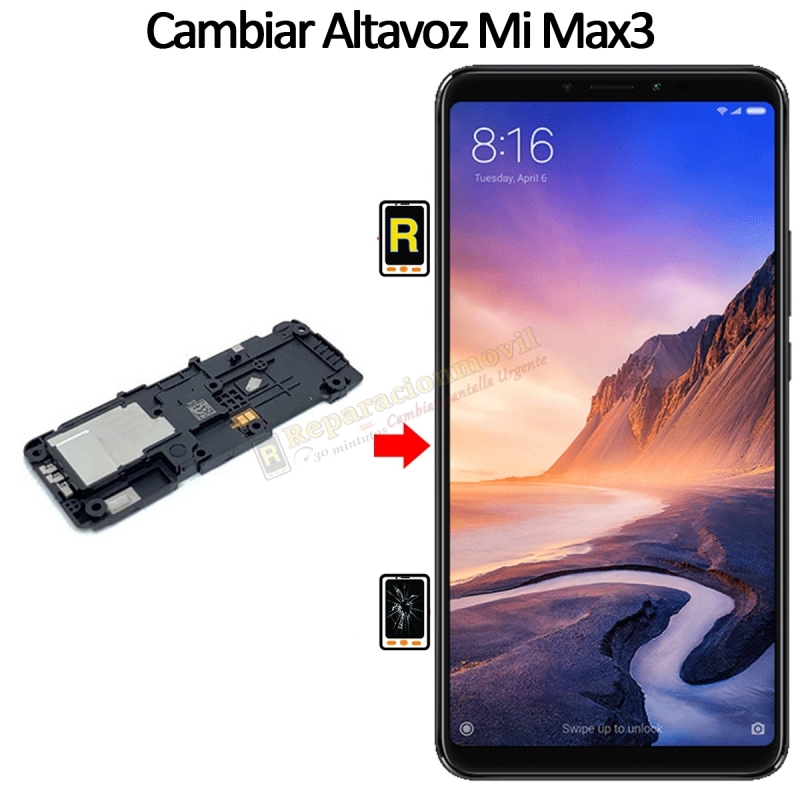 Cambiar Altavoz De Música Xiaomi Mi Max 3