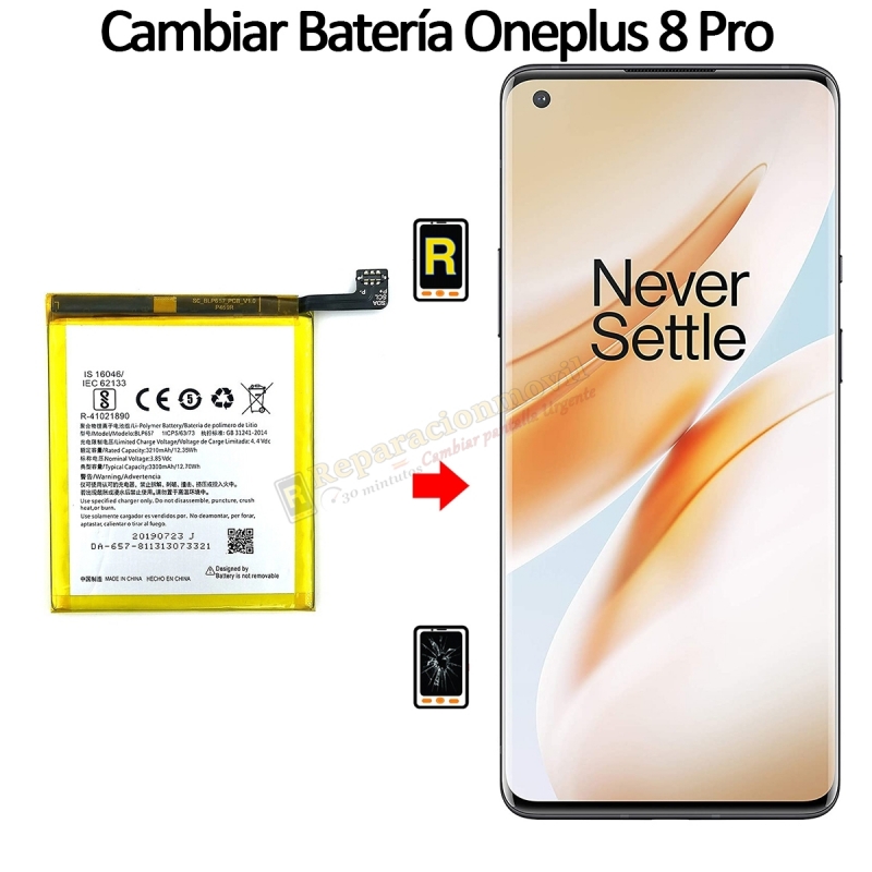 Cambiar Batería Oneplus 8 Pro