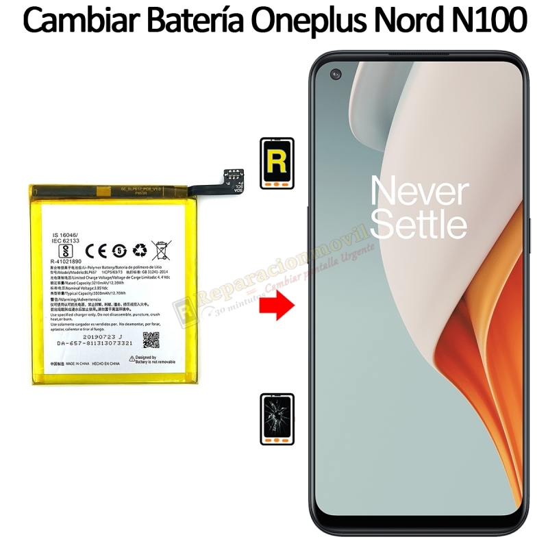 Cambiar Batería Oneplus Nord N100