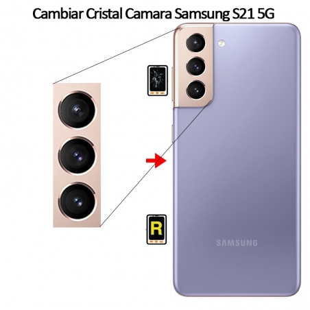 Cambiar Cristal Cámara Trasera Samsung Galaxy S21 5G