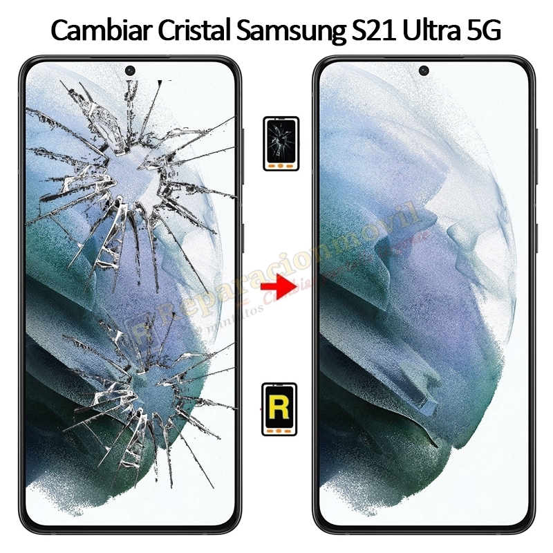 Cambiar Cristal De Pantalla Samsung Galaxy S21 Ultra 5G