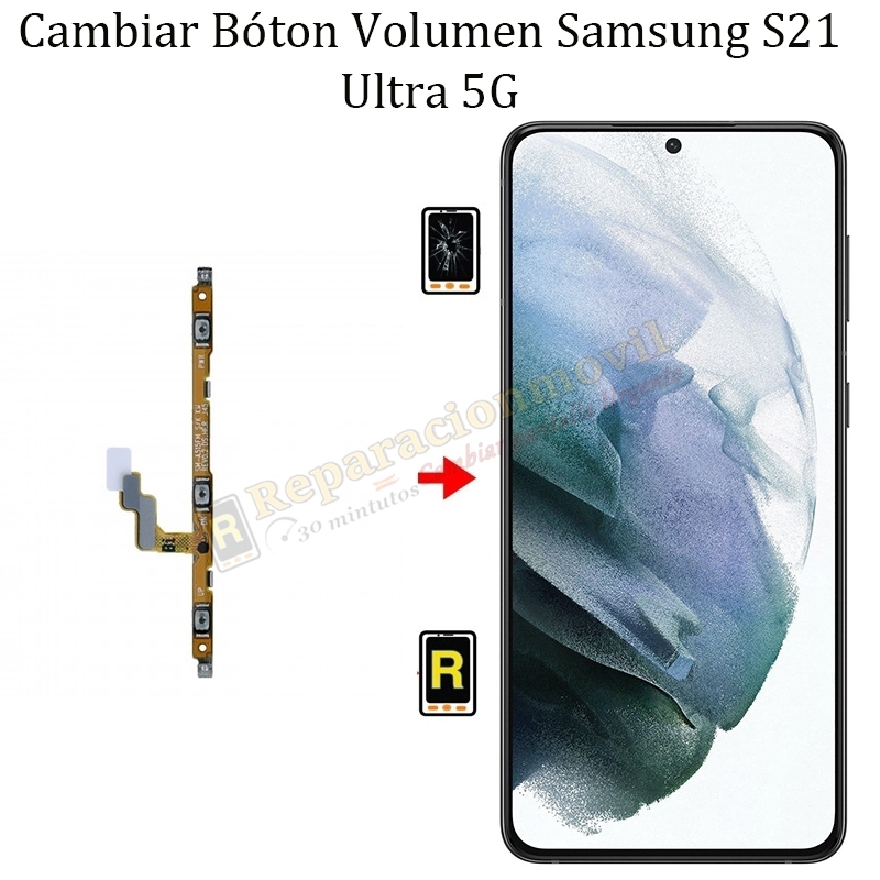 Cambiar Botón De Volumen Samsung Galaxy S21 Ultra 5G