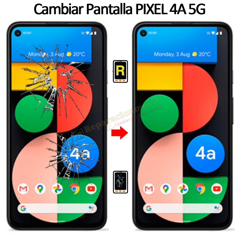 Cambiar Pantalla Google Pixel 4A 5G