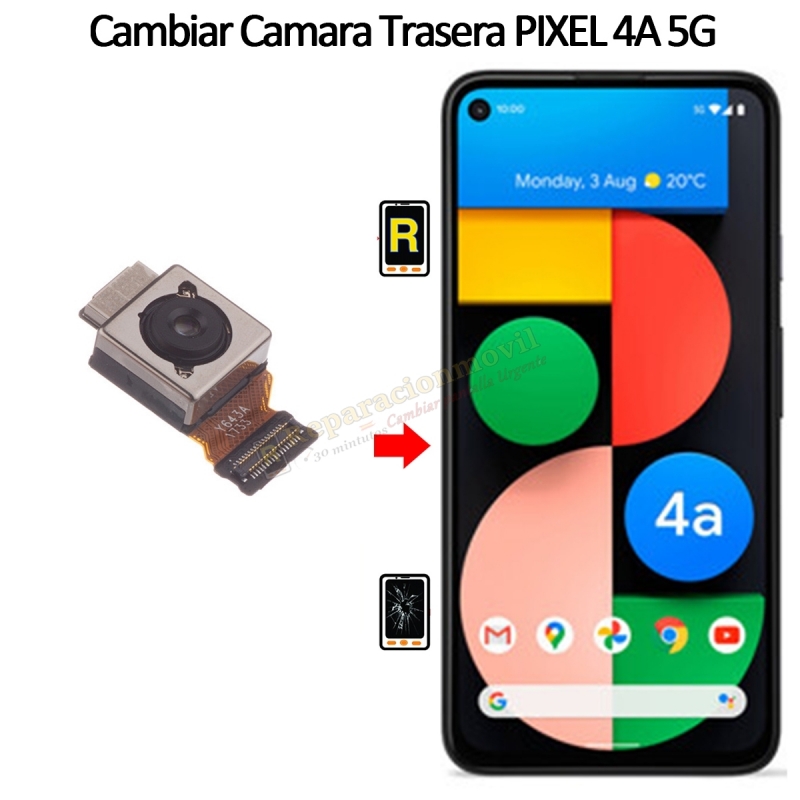 Cambiar Cámara Trasera Google Pixel 4A 5G