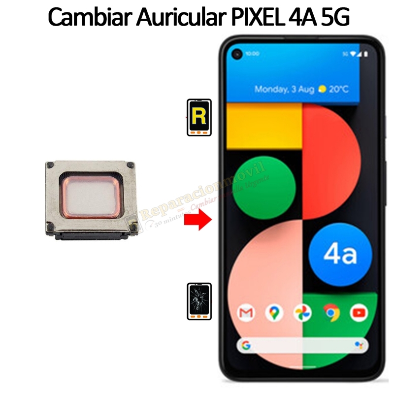 Cambiar Auricular De Llamada Google Pixel 4A 5G