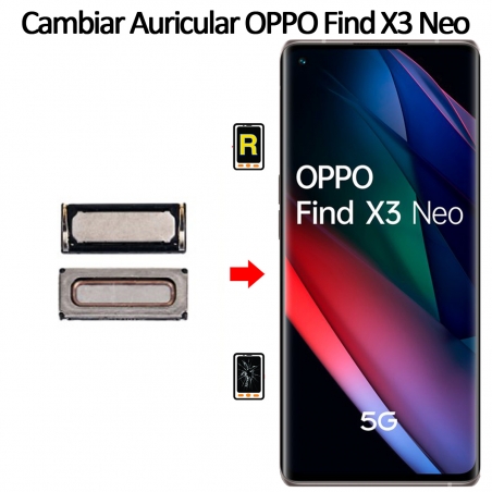Cambiar Auricular De Llamada Oppo Find X3 Neo