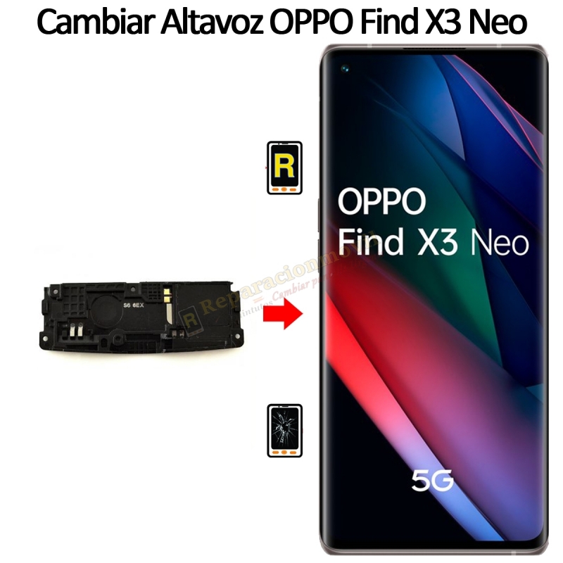 Cambiar Altavoz De Música Oppo Find X3 Neo