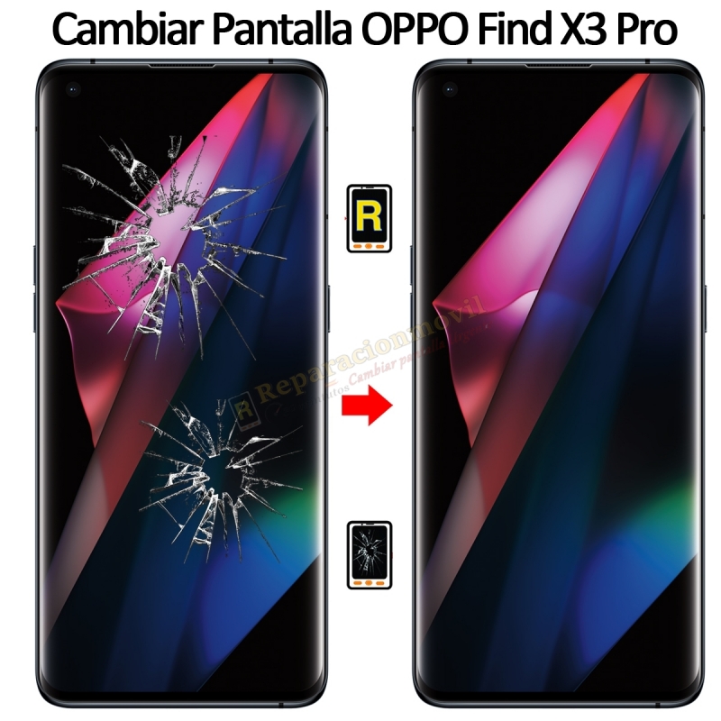 Cambiar Cristal De Pantalla Oppo Find X3 Pro