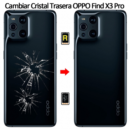 Cambiar Tapa Trasera Oppo Find X3 Pro