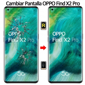 Cambiar Pantalla Oppo Find X2 Pro Original sin Marco