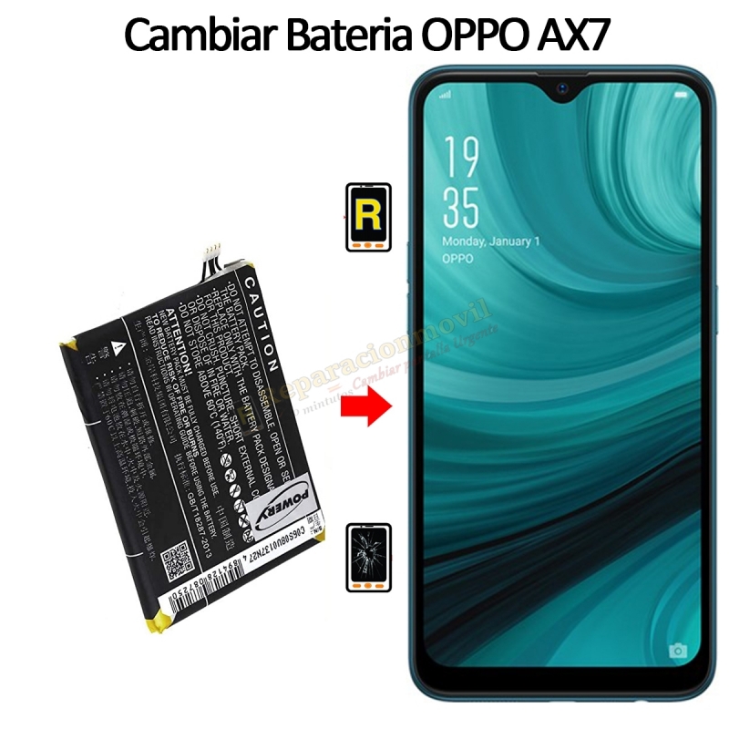 Cambiar Batería Oppo AX7