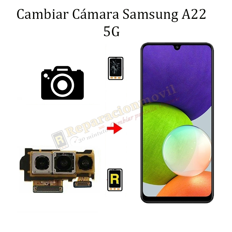 Cambiar Cámara Trasera Samsung Galaxy A22 5G