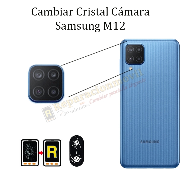 Cambiar Cristal Cámara Trasera Samsung Galaxy M12