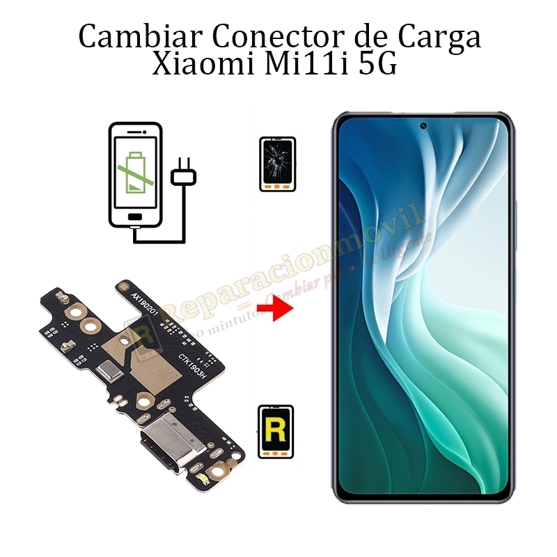 Cambiar Conector De Carga Xiaomi Mi 11i 5G