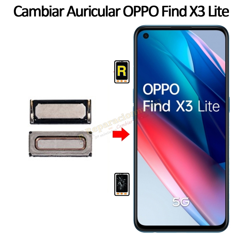 Cambiar Auricular De Llamada Oppo Find X3 Lite