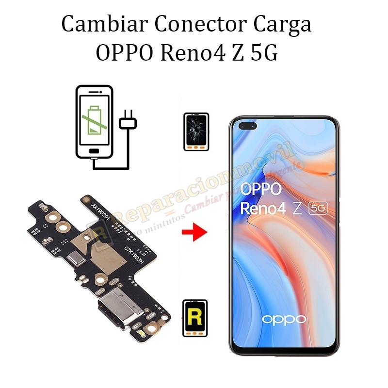 Cambiar Conector De Carga Oppo Reno 4Z 5G