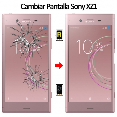 Cambiar Cristal De Pantalla Sony Xperia XZ1