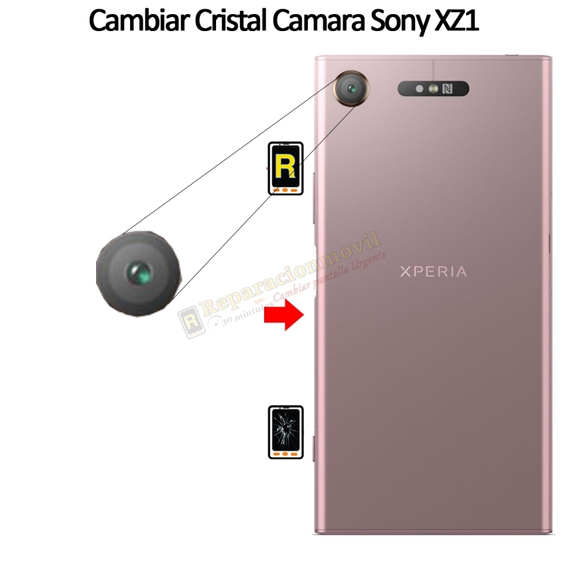 Cambiar Cristal Cámara Trasera Sony Xperia XZ1