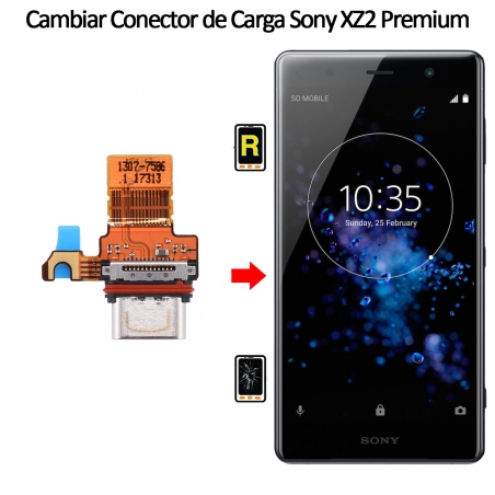 Cambiar Conector De Carga Sony Xperia XZ2 Premium