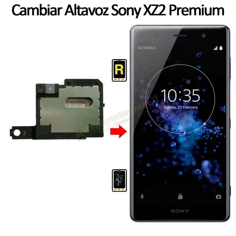 Cambiar Altavoz De Música Sony Xperia XZ2 Premium