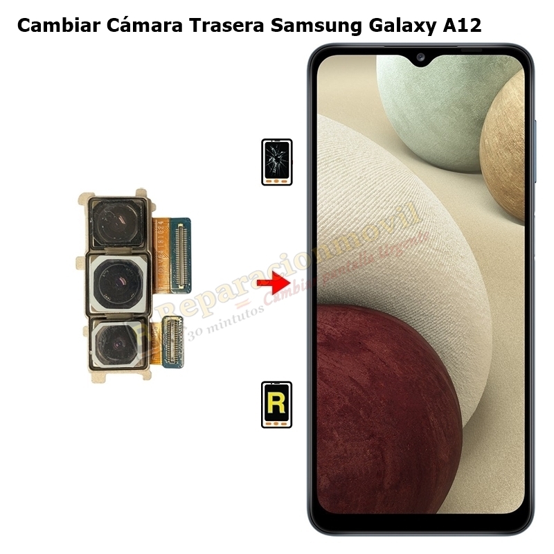 Cambiar Cámara Trasera Samsung Galaxy A12