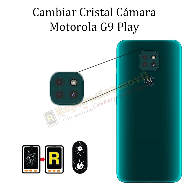 Cambiar Cristal Cámara Trasera Motorola G9 Play